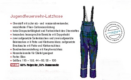 JF Latzhose Beschreibung