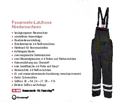 Latzhose NDS Beschreibung