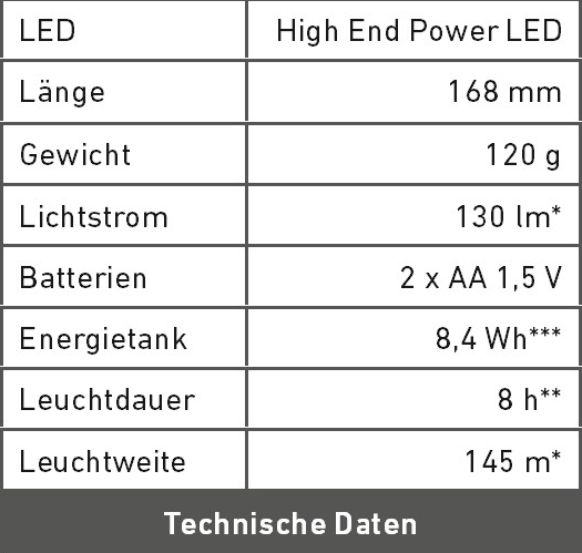 Technische Daten P6