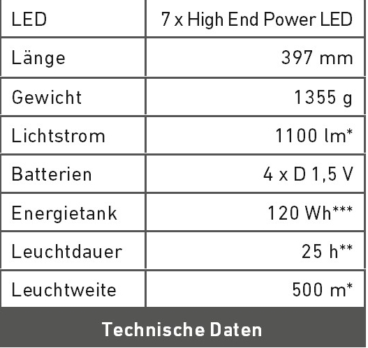 Technische Daten X21